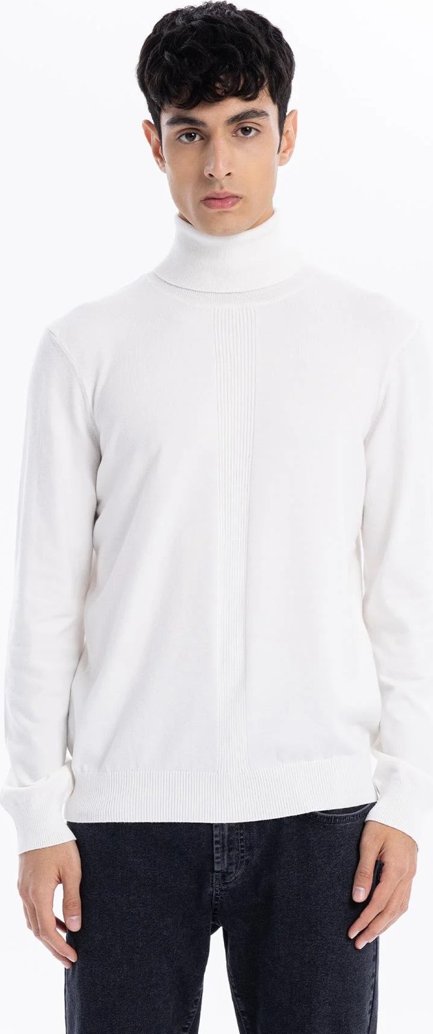 gmg firenze Balıkçı Yaka Slim Fit Basic Erkek Kazak görsel 5