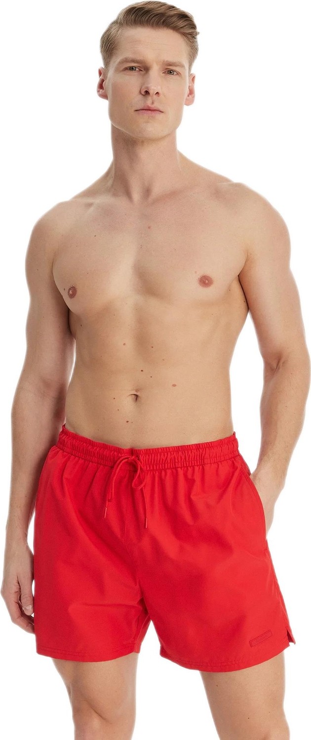 Calvin Klein Erkek Orta Boy Bağcıklı Kapalı Bel Deniz Şortu LV00N61027 görsel 2