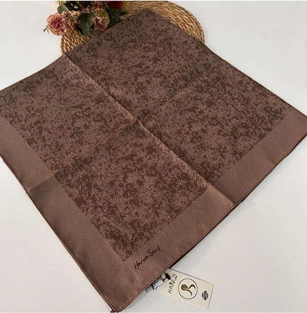 Harem Scarf Gold Silvia Eşarp Koyu Vizon