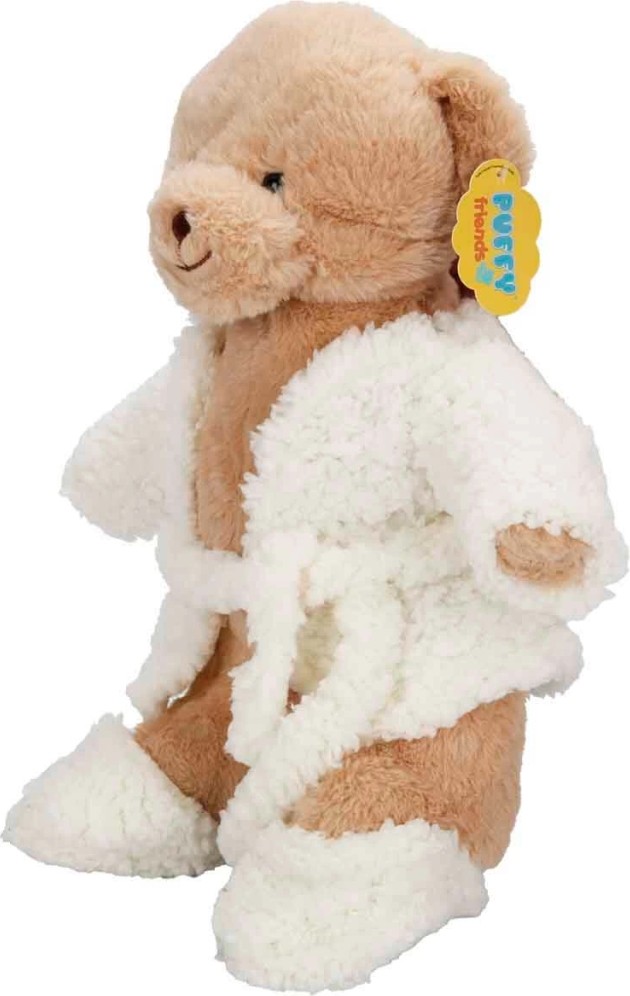 Akıllı Bayi Pijamalı Peluş Ayı 40 cm görsel 3
