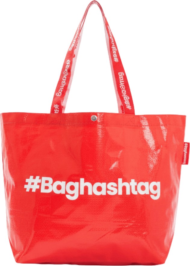 Baghashtag Kırmızı Kum Tutmaz Büyük Boy Plaj Çantası