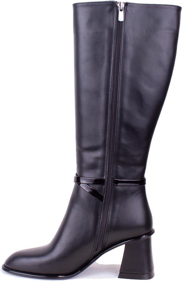Dagoster DZA07-1032901 Siyah Klasik Topuklu Kadın Çizme görsel 7