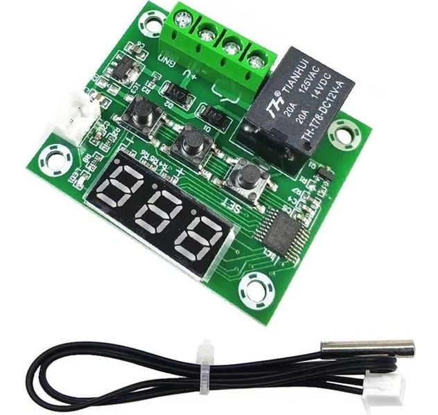 Resim Powermaster Röle Çıkışlı Dijital Kuluçka Termostatı - Sıcaklık Kontrol Kartı TH-T78 