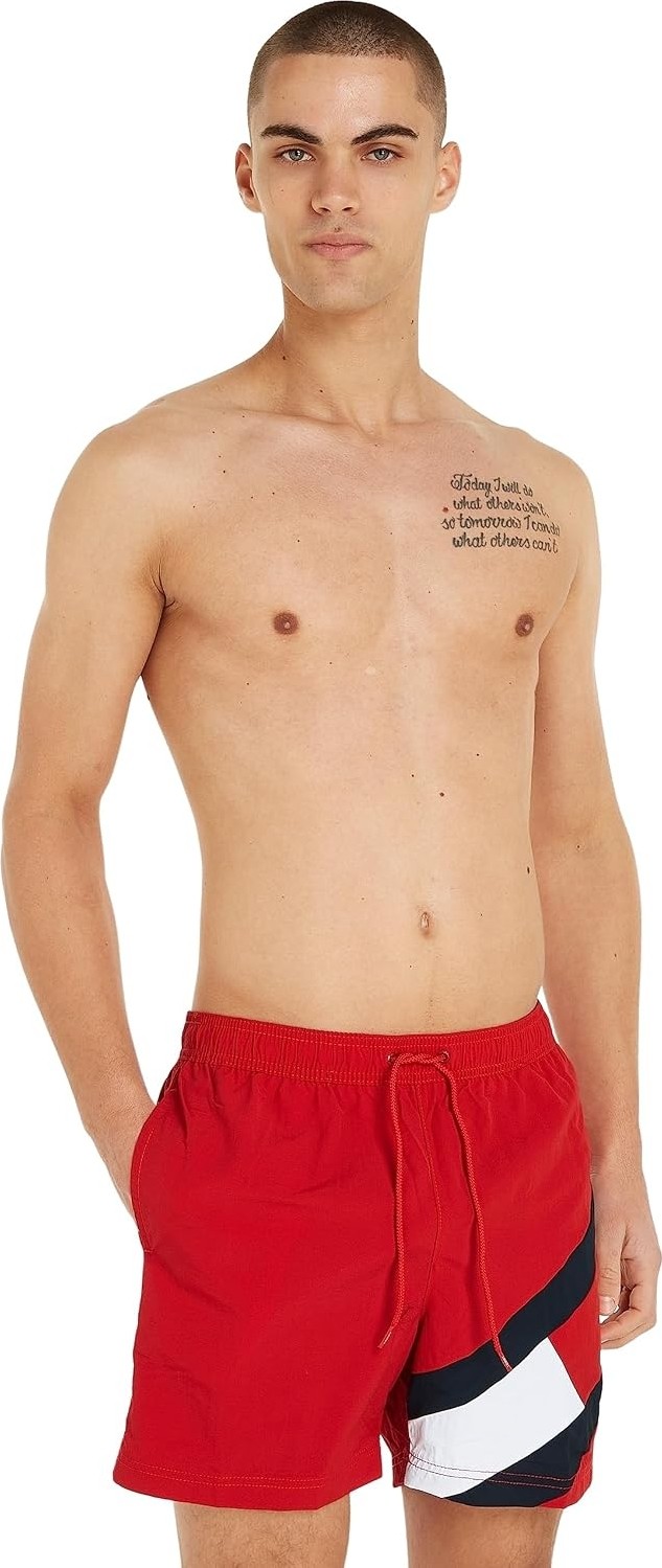Happy Trend Tommy Hilfiger Erkek Orta Ipli Yüzme Şortu