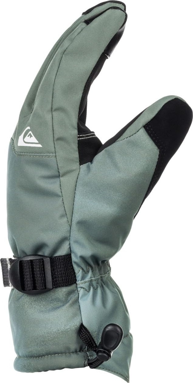 Aesco Quiksilver Erkek EQYHN03181 Mission Glove Break Off Laurel Wreath Eldiven, Yeşil, M görsel 2