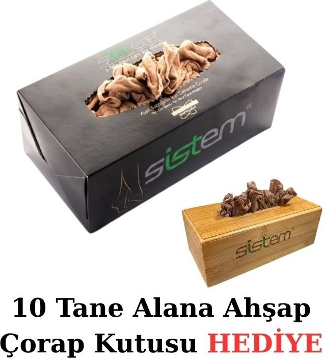 Sistem Step Tek Kulanımlık Deneme Çorabı 120 Adet-Ten Rengi