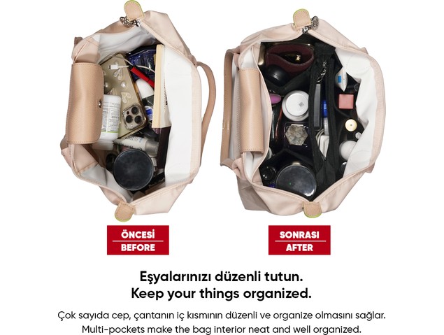 TrendOrganizer ATG Aguelle Kadın Çanta Içi Organizer (Freya) görsel 8
