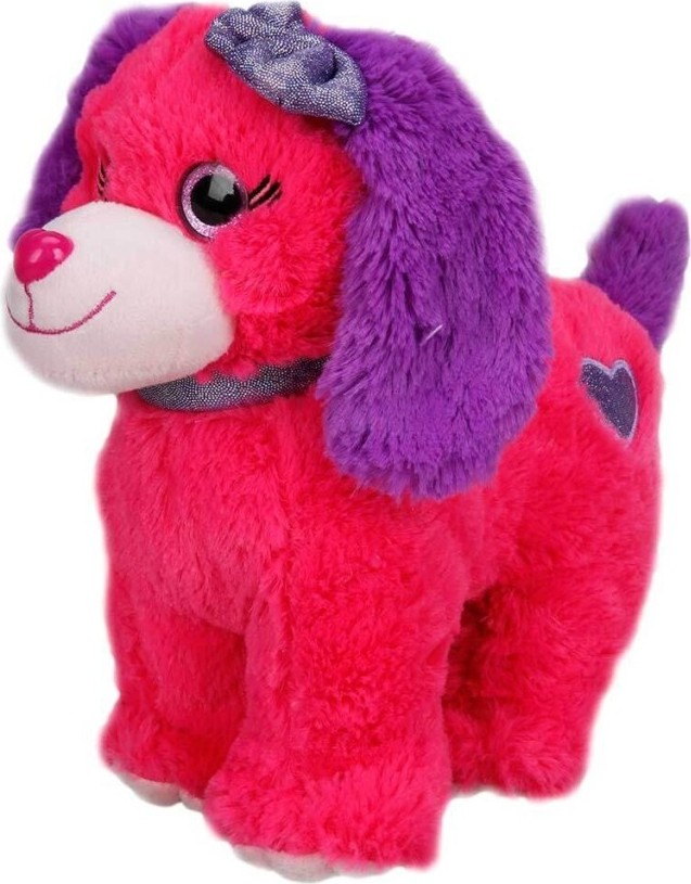 Akıllı Bayi Renkli Peluş Köpek 25 cm görsel 2