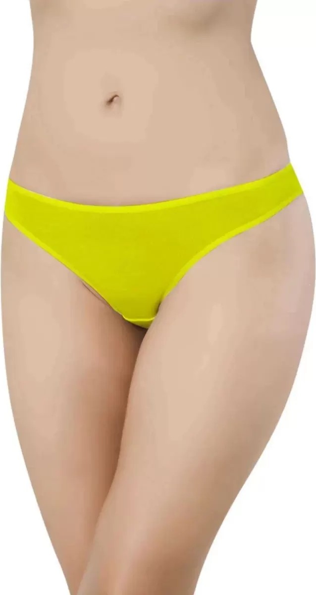 Royaleks 8 Adet Süper Eko Set Likralı Kadın Slip Külot Sarı Siyah görsel 2