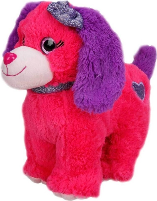 Dorasan Renkli Peluş Köpek 25 cm görsel 2