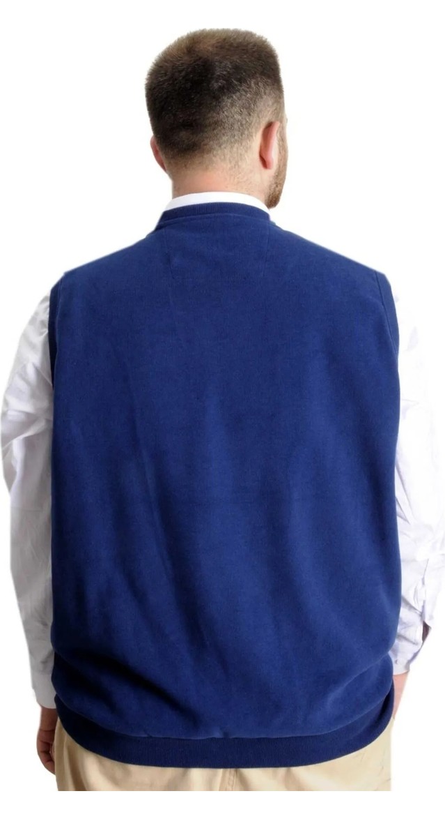 ModeXL Büyük Beden Erkek Süeter Vanize Selanik Siyah %87 Pamuk %13 Polyester V Yaka görsel 8