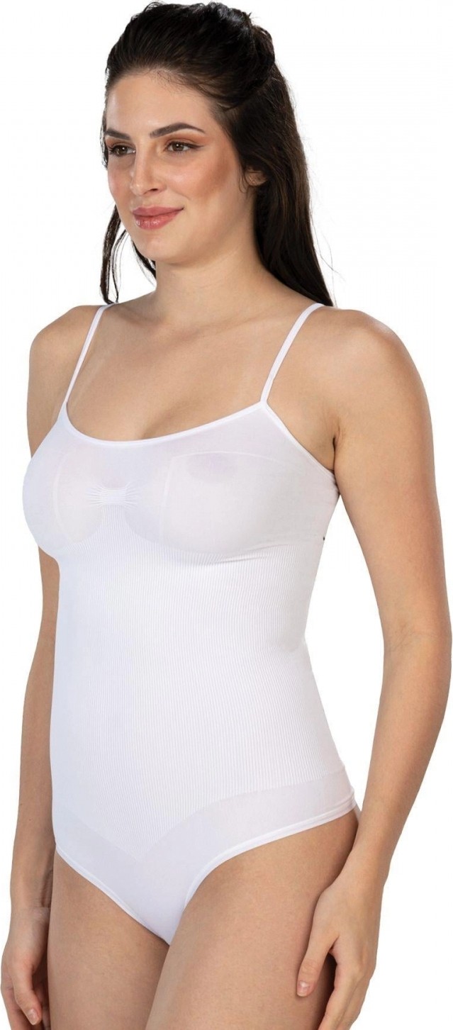 Hace Bazaar Marsilyan™ Beyaz Mı 1927 Ip Askıllı Ripli String Body görsel 2