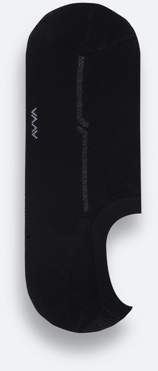 AVVA Erkek Siyah Bambu Karışımlı Sneaker Çorap B008512