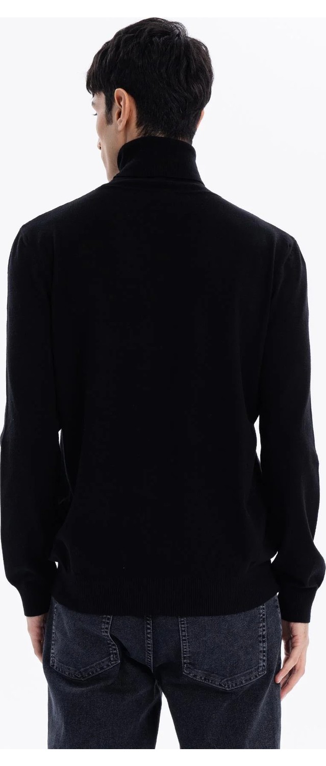 gmg firenze Balıkçı Yaka Slim Fit Basic Erkek Kazak görsel 3