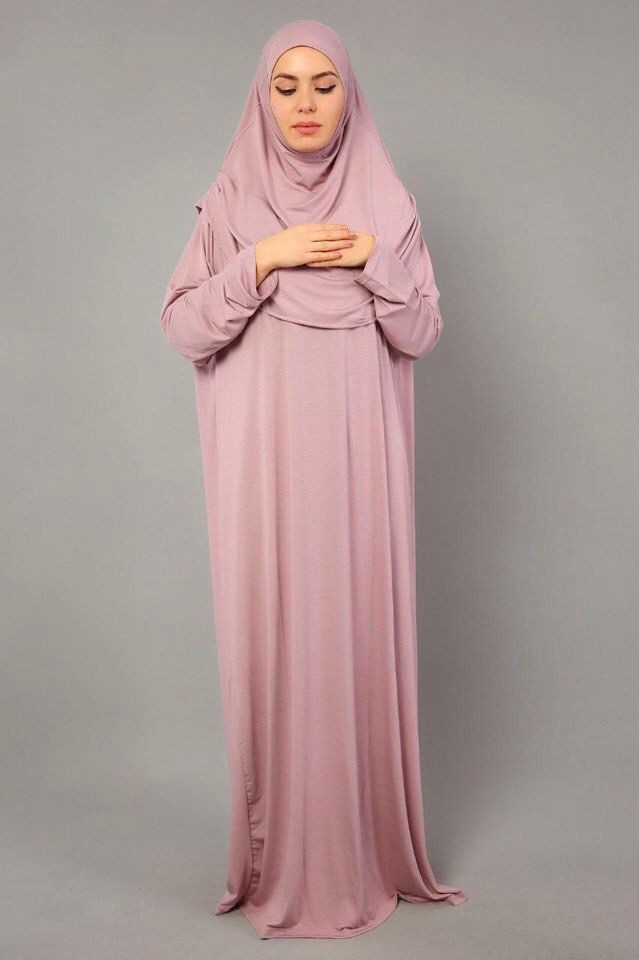 Mercan Hijab Mercan Tek Parça Pratik Namaz Elbisesi