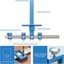 Kabin Donanım Fikstürü Aracı-Ayarlanabilir Punch Konumlandırıcı Matkap Ucu Şablon Kılavuzu, Ahşap Delme Pimi Kılavuzu (Yurt Dışından) 4
