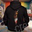 Filistin Özgür Tasarım Baskılı Oversize Hoodie Sweatshirt Siyah 2
