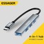 4'ün 1'i Hub Çoklayıcı CE/FC/ROHS Lisanslı Laptop/Bilgisayar-Macbook/Type-C Girişli 4 Adet Usb Girişli Metal Aleminyum Sağlam 480 Mbps Hızlı 4