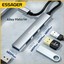 4'ün 1'i Hub Çoklayıcı CE/FC/ROHS Lisanslı Laptop/Bilgisayar-Macbook/Type-C Girişli 4 Adet Usb Girişli Metal Aleminyum Sağlam 480 Mbps Hızlı 9