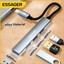 4'ün 1'i Hub Çoklayıcı CE/FC/ROHS Lisanslı Laptop/Bilgisayar-Macbook/Type-C Girişli 4 Adet Usb Girişli Metal Aleminyum Sağlam 480 Mbps Hızlı 1