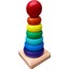 Wooden Toys Doğal Ahşap Eğitici Oyuncak Gökkuşağı Minik Yuvarlak Denge Kule HMH-079 1