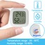 Yeşil Stil Ev Mini Kapalı Termometre 1 Adet LCD Dijital Gülen Sıcaklık Odası Higrometre Nem Ölçer Sensör Ölçer Hava Istasyonu (Yurt Dışından) 2