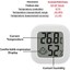 Yeşil Stil Ev Mini Kapalı Termometre 1 Adet LCD Dijital Gülen Sıcaklık Odası Higrometre Nem Ölçer Sensör Ölçer Hava Istasyonu (Yurt Dışından) 4