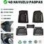 Volkswagen Jetta Sedan 2012 ile Uyumlu 4d Havuzlu Üniversal Yeni Nesil Paspas Siyah Gold Seri 1