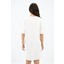 Kadın Baskılı Oversize T-Shirt Elbise 5218-24 2