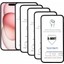 Apple iPhone 15 ile Uyumlu Ekran Koruyucu Tam Kaplayan 5li Set 1
