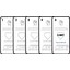 Apple iPhone 15 ile Uyumlu Ekran Koruyucu Tam Kaplayan 5li Set 2