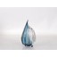 Blue And Clear Small Glass Vase 17X11X30 cm 1