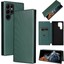 Samsung Galaxy S22 Ultra Deri Folio Flip Case Kart Ekleme Için Kılıf (Yurt Dışından) 2