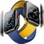 Apple Watch 44MM Uyumlu Zore Watch Gard 06 Sert Pc Koruyucu, Mavi 2