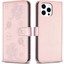 IPhone 16 Için Flip Case Pro Max Kart Yuvaları Tutucu Kickstand Çok Renkli Pu (Yurt Dışından) 1
