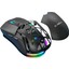 Nexus Air V1 Kablosuz 10000 Dpi Pixart PMW3325 Sensör Makro Yazılımlı & Değiştirilebilir Kapaklı RGB Kablosuz Gaming Mouse - Siyah (2.4 GHz Kablosuz + BT5.1 + Type-C ile Kullanım Desteği) 5