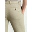 Desenli Haki Rengi Super Slim Fit Keten Erkek Pantolon 3