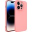 Apple iPhone 14 Pro Kılıf Zore Kamera Korumalı Mara Laaakan Kapak-Pembe 1