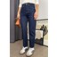 Lacivert Boyfit Kesik Paça Jean 1