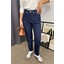 Lacivert Boyfit Kesik Paça Jean 3