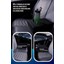 opel Corsa B Uyumlu Yarı Deri Oto Koltuk Kılıfı Ön-Arka Set Eyfel Series Füme 3