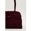 SÜET KEMERLİ ÇANTA BORDO 2