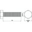 DIN933 M10 100 mm Galv. Kaplamalı Cıvata 40 Adet 3
