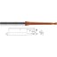 Ø2 İki Ağızlı Küre Dalma Boylu Elmas Freze 2 F (3X14X50X4) 1