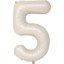 Krem Rengi 5 Rakam Folyo Balon 80 cm 1