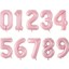 Pembe 6 Rakam Folyo Balon 80 cm 2