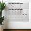 KRG02 Çarpım Tablosu Ezberleme Manyetik Duvar Stickerı 105 x 100 cm (Mulvix) 1