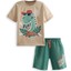 Summer Dino Erkek Çocuk T-Shirt Şort Takım 3