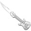 Sıcak Mini Gitar Anahtar Bıçağı Paslanmaz Çelik Katlanır Bıçak Ev Öz Savunma Cep Taşınabilir Araçlar Anahtarlık Yapılabilir (Yurt Dışından) 1