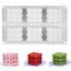 M-7.5x6.5cm Stili 6 Kaviteler 3D Küp Pişirme Mus Kek Kalıbı Silikon Kare Kabarcık Tatlı Kalıpları Kek Tepsisi Bakeware Noel Mum Alçı Kalıp (Yurt Dışından) 2